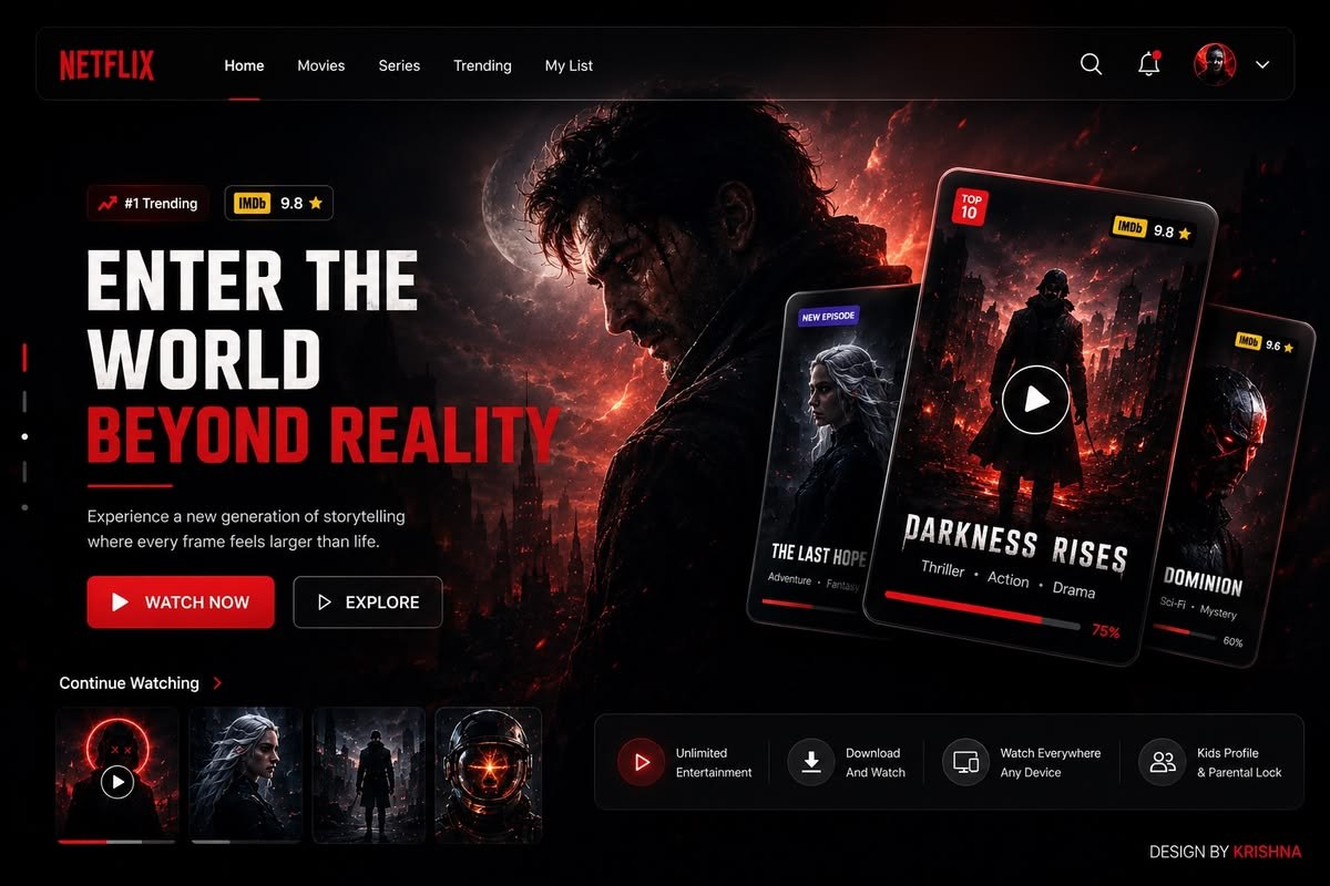 Web hero experience