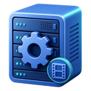 3D transcoding server icon