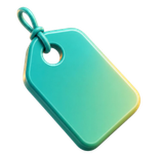 3D tag icon
